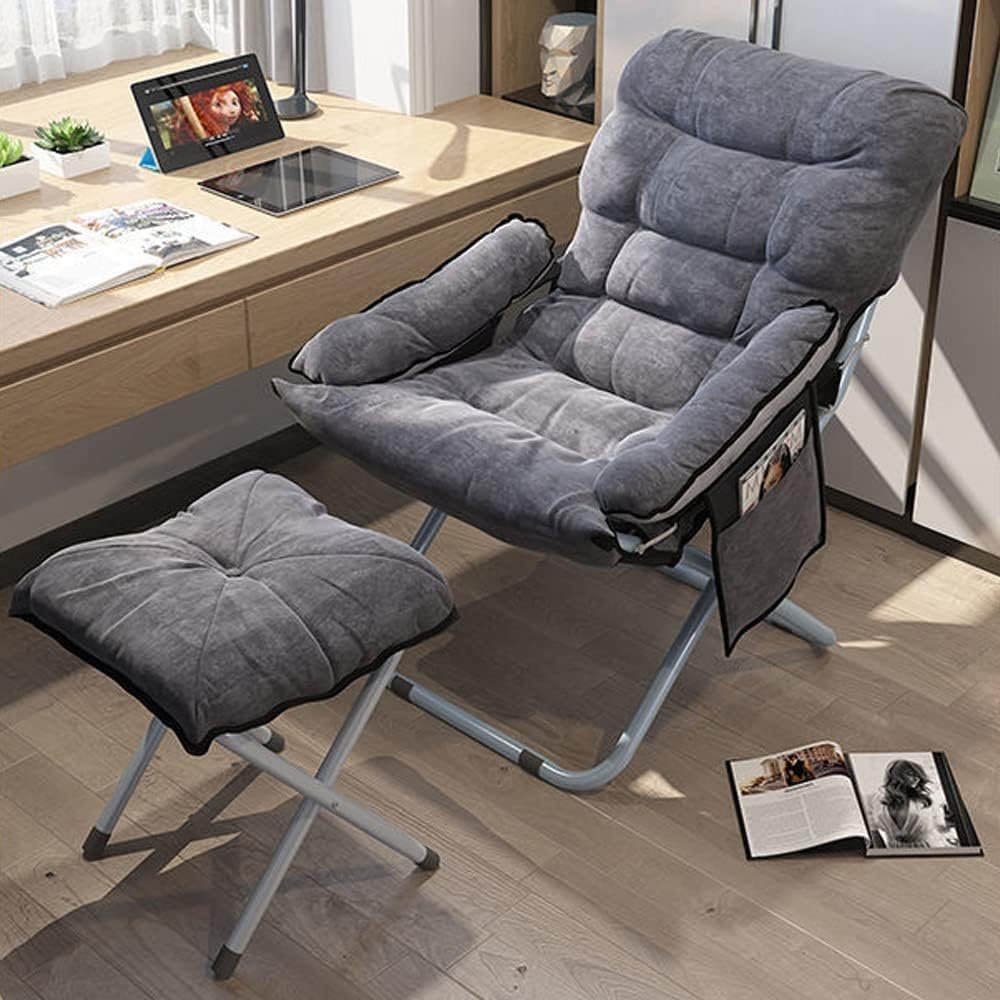 Yfybed Lazy Chair with Ottoman Review