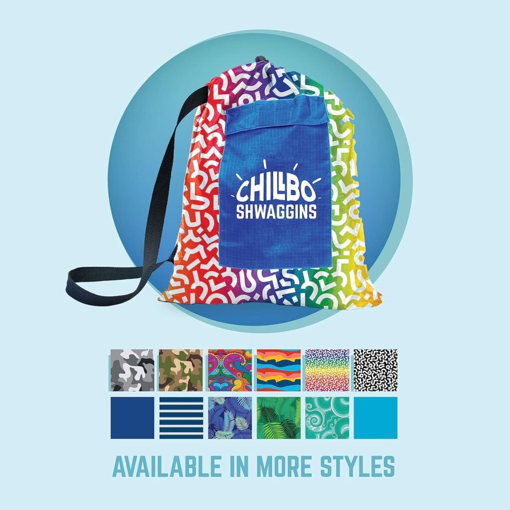 Chillbo Shwaggins Inflatable Couch – Cool Inflatable Lounger Easy Setup is Perfect for Beach Gear, Camping Fun and Festival Accessories.
