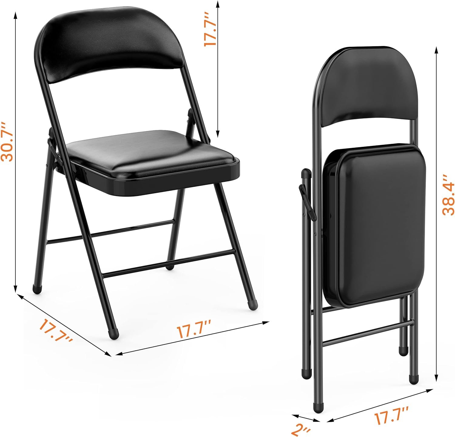 YJHome Folding Chairs with Padded Seats Review